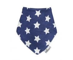 Baby Elegance Bandana Bavoir pour Garçon Motif Navy White Star