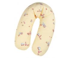 Julius Zöllner 4610019159 – Hippos Coussin dallaitement Banane en fibre creuse Abricot 190 cm Env. 190 cm (Dimensions extérieures)