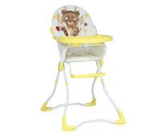 Lorelli 10100321823 Chaise Haute pour Bébé Marcel Jaune