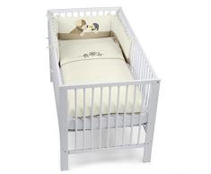 Sterntaler Parure de Lit, Oreiller, Couverture et Tour de Lit, Chien Hanno, Âge : Dès la Naissance, Beige/Brun