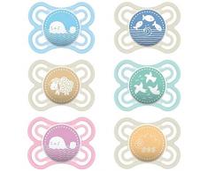 MAM Set de 2 Sucettes Perfect 0-6 Mois Coloris Aleatoire