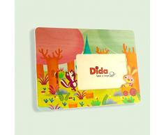 Dida - Cadre Photo Bois Enfant – Animaux de la forêt - Cadre pour Photo Horizontale
