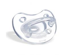 Chicco 00073011320000 Sucette Silicone Physio, Transparent, 0-6 Mois