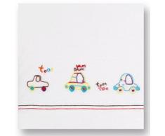 pirulos 68210101 – Draps Spot voiture 40 x 80, Cars, couleur blanc
