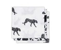 Jollein Face en tissu Leopard (3Pack), gant de toilette Hydrophiles Leopard (3Pack), gant de toilette Hydrophiles Leopard (3Pack), DE
