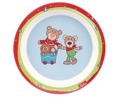 Sigikid – Wild and Berry Bears Assiette en mélamine (21.5 x 21.5 x 2.5 cm)