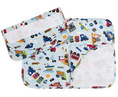 Filet Set petit déjeuner pour crèche en coton set de table américain avec serviette et sachet porte-serviettes avec insert en toile Aïda à broder 100% Made in Italy - 200 g