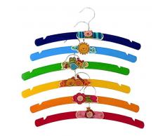 Hess Set de 6 Cintres en Bois