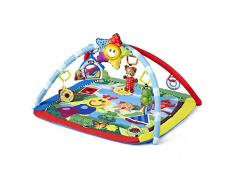 Baby Einstein, Tapis dEveil la Chenille, arche dactivité et jouets détachables, musique, lumières