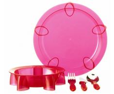 Steadyco Steady Service de table 5 pièces Rouge