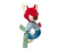 sigikid, Garçon, Hochet Renard, Red Stars, Bleu/Rouge, 42182