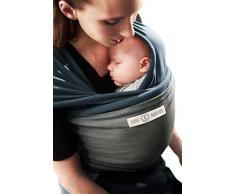 Je Porte Mon Bébé Echarpe de Portage Originale Eléphant Bleu Paon