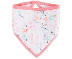 aden + anais, bavoir bandana, 100% mousseline de coton, petal blooms