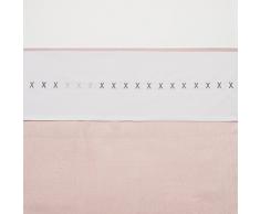 Meyco Lot 414061 Grand drap plat XXX, 100 x 150 cm Gris/rose clair