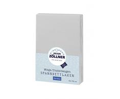 Julius Zöllner Drap-Housse Jersey pour le Berceau - Gris Clair - 90/40 cm