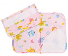Filet Set petit déjeuner pour crèche en coton set de table américain avec serviette et sachet porte-serviettes avec insert en toile Aïda à broder 100% Made in Italy - 200 g