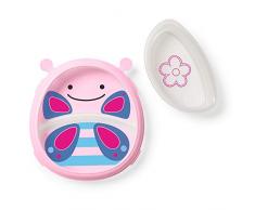 Skip Hop Zoo Smart Serve Assiette et bol – Papillon
