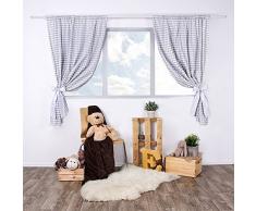 Lulando M0000791 Rideaux avec deux nœuds pour décorer pour chambre d’enfant