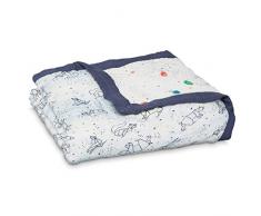 aden + anais - Couverture de Rêve Silky Soft, Couverture pour Bébé en 100% Viscose de Bambou, Douce et Confortable, pour les Nouveaux-nés, pour Garçon et Fille, Multicolore, Extra Large, 120x120 cm