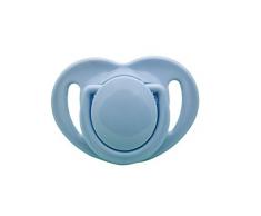 mamajoo sans BPA Opaque Sucette Orthodontique en Silicone avec Boîte de rangement pour les bébés (6 + mois, Bleu)