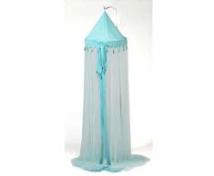 Jollein Moustiquaire Voile avec pompons turquoise