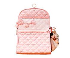 Filet - Porte couches porte-pyjama à suspendre pour table à langer et chambre - Rose