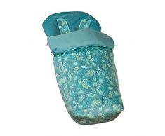 babyline Garden – sac de chaise avec moufles, Unisexe, Couleur Vert