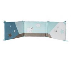 PMP Tour de Lit Imprimée Flocon Ours Polaire