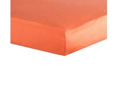 Trois Kilos Sept Drap Housse, Corail, 60 x 120 cm