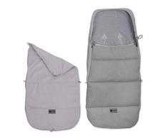 Roller FMUFF-S-BG Chancelière universelle pour nacelle, poussette et poussette Gris