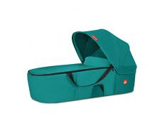 gb Gold Nacelle Cot to Go, Pour Poussette gb Qbit+ et Pockit+, Laguna Blue