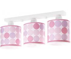 Dalber Lampe de Plafond - Rampe 3 - Rose