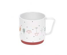 Lässig 1210040836 Tasse en Porcelaine Garden Explorer Filles Rouge