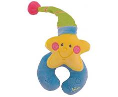 BIECO 17000008 bébé astérisque main hochet, environ 24 cm, jaune