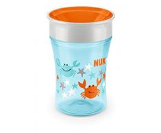 Nuk - Tasse anti-fuite avec anneau détanchéité en silicone - + 8 mois Bleu-orange