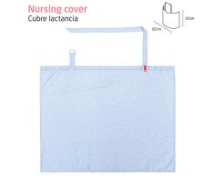 cambrass Tablier dAllaitement Be Origami Bleu 82 x 65 cm