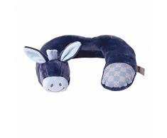 Nattou Couverture Douce Âne Alex, Pour Bébés à Partir de 3 Mois, 28 x 24 x 5 cm, Alex et Bibou, Bleu