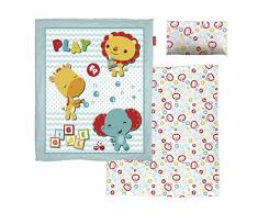 FISHER PRICE FP10043 Set Linge de Lit 3 Pièces