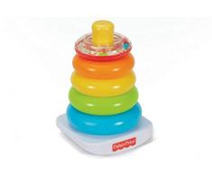 Fisher-Price Pyramide Licorne Jouet Bébé, Favorise la Coordination des Gestes et lApprentissage des Couleurs, Différentes Textures, 6 mois et plus, GDR82