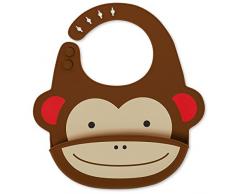 Bavoir en silicone Skip Hop Zoo pliable
