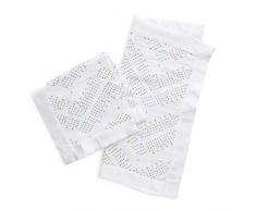 aden + anais - Couverture-Doudous Issie, Couverture Bébé en Mousseline 100% Coton avec bordure en Satin, Doudou Bébé Doux & Confortable, pour les Nouveaux-nés, Fille et Garçon, Multicolore, 40 x 40 cm