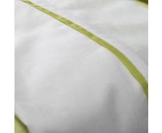 Jollein Drap Blanc Liseré - Citron-Vert - 75 X 100 cm