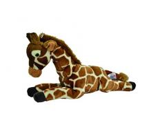 Nicotoy Peluche Girafe Couche avec Beans 35 cm