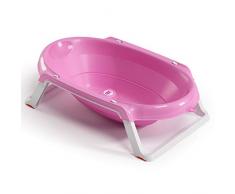 OKBABY Onda Slim - Baignoire Pliante pour le Bain des Nouveau-nés 0-12 Mois - Fuchsia