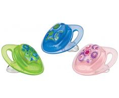 Nûby Sucette Tritan PRISM silicone - Orthodontique +18 mois (Modèle aléatoire)