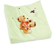 Julius Zöllner 2200528076 – Teddy Vert Matelas à langer incurvé double cale, 50 x 65 cm