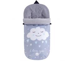 Pekebaby 1111190003 Nuvola Chancelière universelle imperméable Bleu