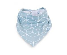 Jollein Graphic Bavoir bandana Vert pierre