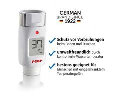 Reer Le thermomètre digital pour le bain et la douche, blanc