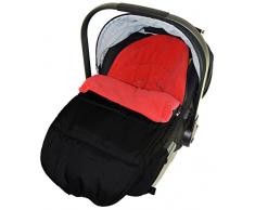 Chancelière Siège auto/Cosy orteils Compatible avec bébé Style nouveau-né de siège de voiture Rouge feu
